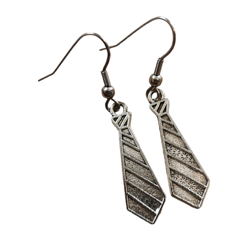 Boucles d'oreilles cravate