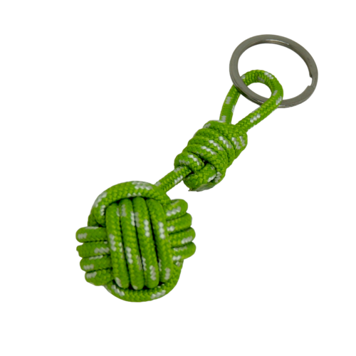 Porte-clés pomme de touline vert