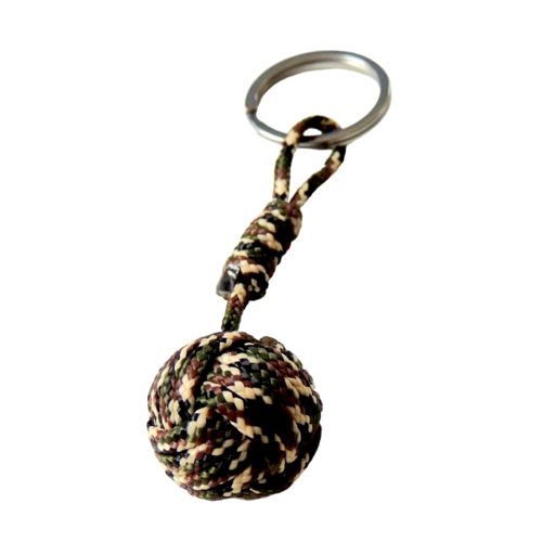 Porte-clés pomme de touline camouflage