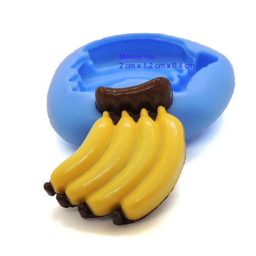 Moule en silicone banane - 2 cm