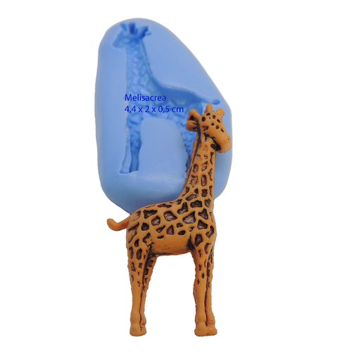 Moule en silicone girafe - 4,4 cm