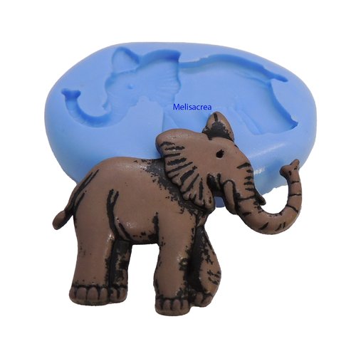 Moule en silicone éléphant - 3,4 cm