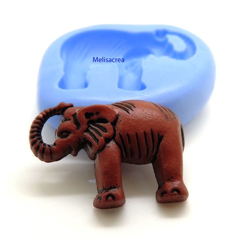Moule en silicone éléphant - 2,2 cm
