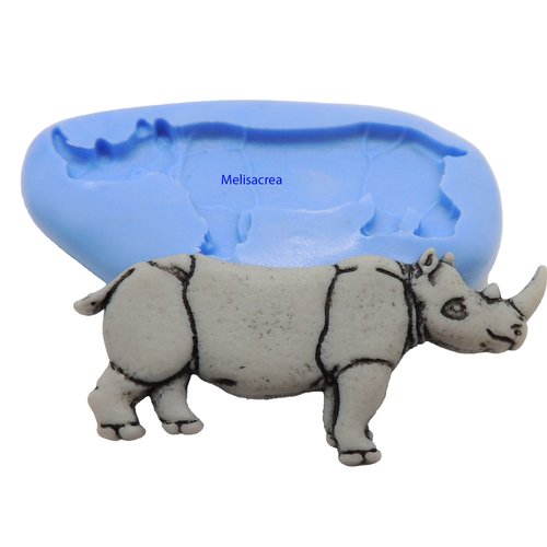Moule en silicone rhinocéros - 4,3 cm