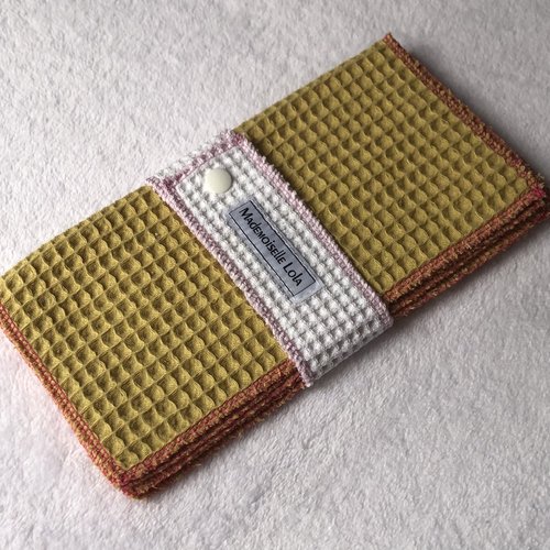 Lot de 5 essuie-tout, lavettes lavables et réutilisables - zéro déchet.