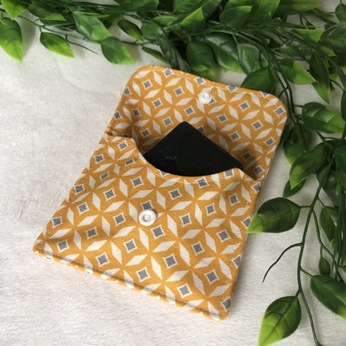 Pochette à savon en coton enduit - imperméable - zéro déchet -
