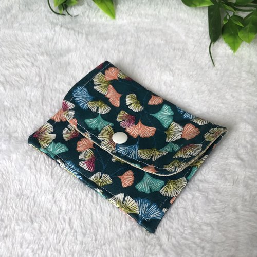 Pochette à savon en coton enduit - imperméable - zéro déchet -