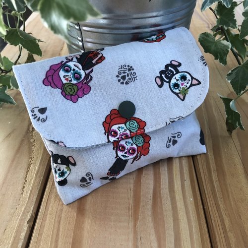 Pochette à savon en coton et nid d'abeille - zéro déchet