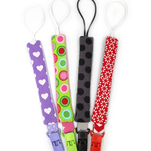 Attache tétine en minky et coton, tout doux, original et unique, choix en couleurs, idée cadeau
