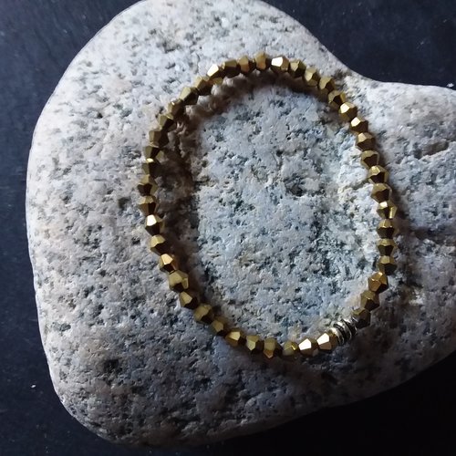 Bracelet élastique en cristal pour femme