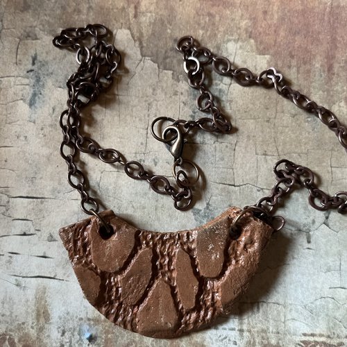 Collier bohème nature, création artisanale