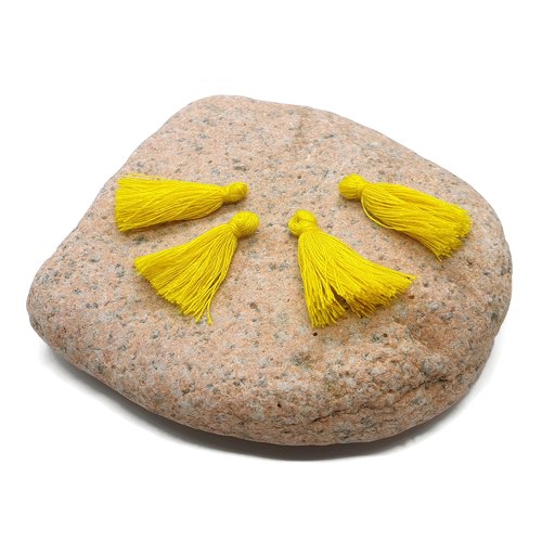 Pompon coton jaune