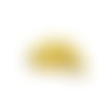 Perles rondes spirales jaunes 8 mm 