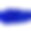 Plumes rondes bleues électriques 6 cm 
