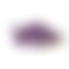 Perles rondes violettes points argentés 8mm 