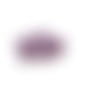 Perles rondes spirales violettes 8mm 