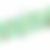 X 18 perles naturelles rondelles heishi coquillage - vert - 9 mm