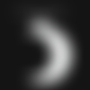 1 pendentif breloque acier inoxydable argenté lune