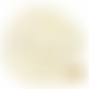 1 collier 45 cm acier inoxydable doré maille forçat perles émail résine blanc