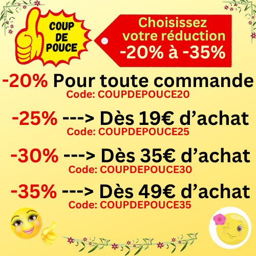 Coup de pouce de l'été -20% à -35%