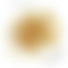 X 7 anneaux acier inoxydable doré 6 mm x 0,8