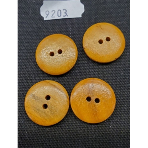 Bouton à bois à 2 trous,23mm,vendu par 6 / soit 0.75 € l'unité