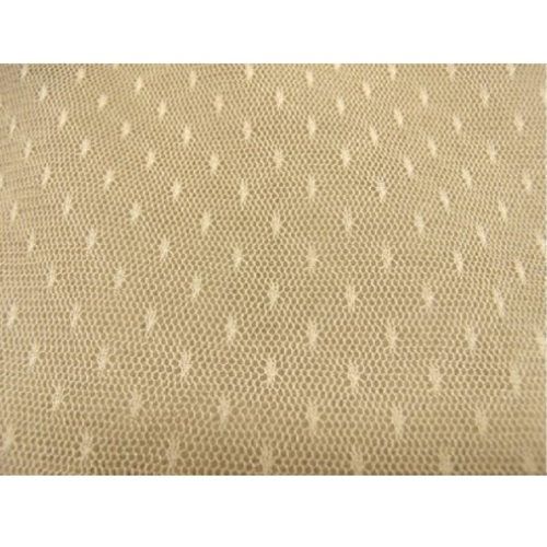 Filet résille plumetis  chair fonce & marron, 150 cm, tres en vogue ce printemps / été