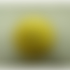 Bouton acrylique rond jaune,26 mm, de belle qualité