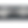 Bouton gris brandebourg,longueur 15 cm sur largeur de 4cm