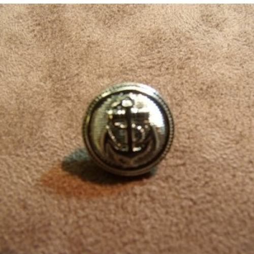 Bouton militaire /blazer argent  ,15 mm
