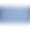Tissu coton vichy carreau bleu et blanc,150 cm