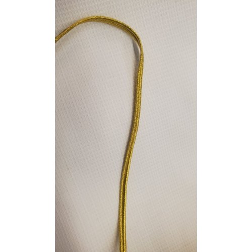 Ruban lurex soutache doré de belle qualité,5 mm