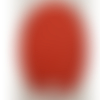 Nouvelle coudiere rouge  façon daim en polyester taille:moyenne  hauteur 13,5cm / largeur 9,5cm