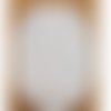 Petite coudiere simili daim blanc  / hauteur 10 cm / largeur 7.5 cm