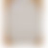 Petite coudiere beige clair simili daim / hauteur 10 cm / largeur 7.5 cm