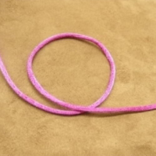 Ruban queue de rat violet legerement satine ,2.5 mm, vendu par 3 mètres, soit 1.20€ le mètre