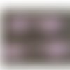 Bouton brandebourg parme violet taille: longueur de11cm sur la largeur de 4cm