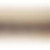 Applique rectangulaire perlé strassé multicolore monté sur tulle, longueur 36 cm / largeur 6 cm
