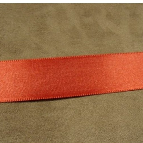 Ruban satin rouge 25 mm