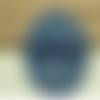 Coudiere bleu roi polyester taille moyenne , hauteur 13,5cm / largeur 9,5cm