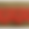 Dentelle de calais rouge, 6,5 cm, de fabrication française
