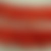 Ruban frange polyester viscose rouge,4 cm,super tendance