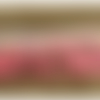 Ruban frange polyester rose ,4.5 cm, super tendance