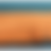 Ruban frange orange epaisse ,5 cm,coton perlé,super tendance