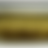 Ruban frange vert jaune et or viscose, 3 cm