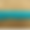 Ruban frange bleu turquoise  ,2 cm, vendu par 3 mètres / soit 1.33€ le metre