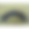Ecusson militaire à coudre bleu et jaune , largeur 10cm sur hauteur 2cm