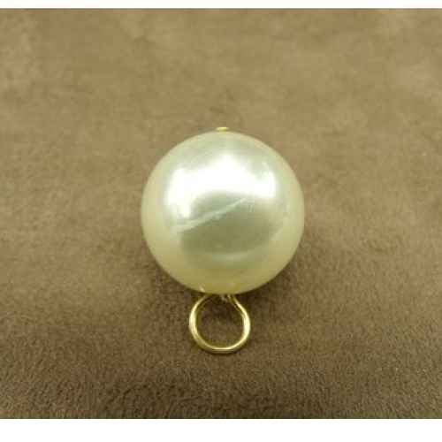 Joli bouton-perle nacre 20 mm