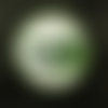 Ecusson thermocollant- motif: dragon vert ,diamètre: 4,5cm