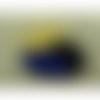 Ecusson thermocollant - soleil or avec nuage bleu et noir , largeur 6,5cm sur hauteur 4cm